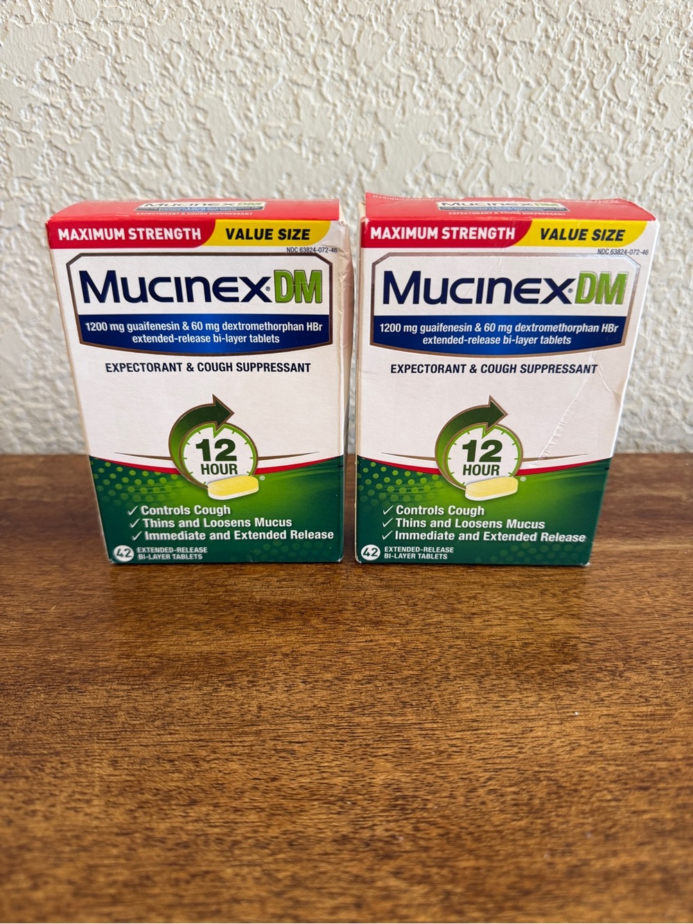 Mucinex DM Maximum Strength 1200 mg 12 Hour Extended Tablet 42ct (2 Boxes, 84)